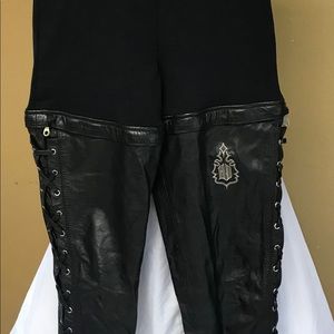 Harley Davidson Leather/Spandex  Women’s size 36\8